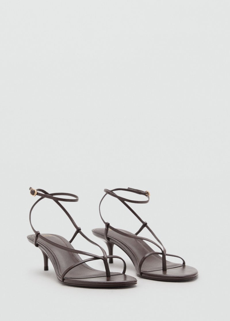 MANGO Heeled Sandals With Thin Strap  - Image 2