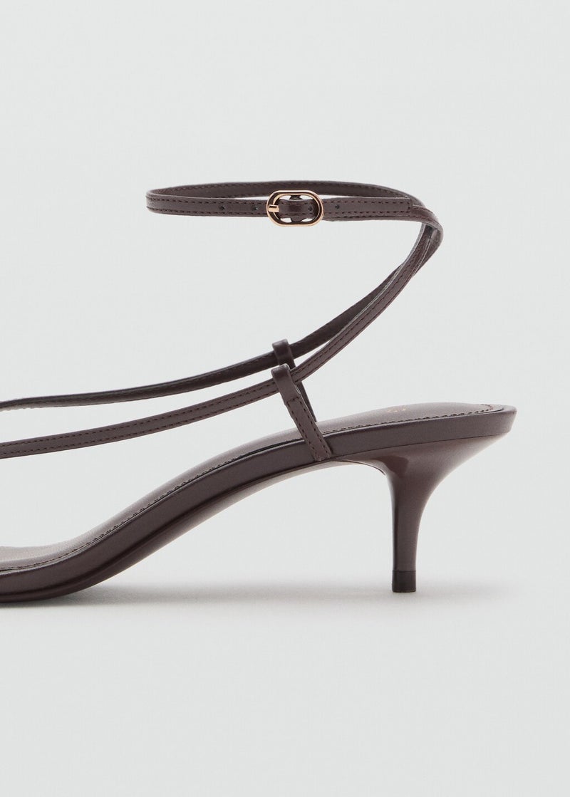 MANGO Heeled Sandals With Thin Strap  - Image 3