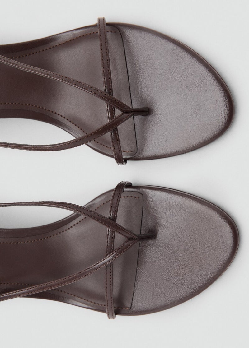 MANGO Heeled Sandals With Thin Strap  - Image 4