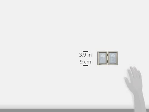 Lawrence Frames Bead Border Design  2.5x3.5 Double  Pewter - Image 4