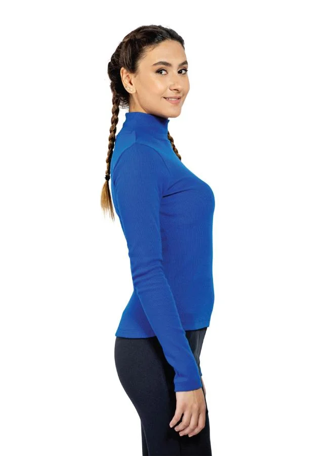 ZAECY Women's Ribbed Turtle Neck Top