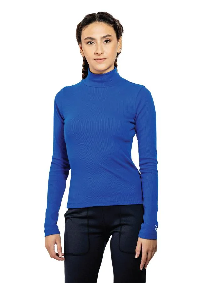 ZAECY Women's Ribbed Turtle Neck Top