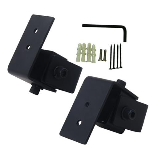 Audiovan Satellite Tilt Speaker Wall Mount Bracket Thread Hole 5 MM, 6 MM (/Keyhole Speakers - Universal Type - Image 1