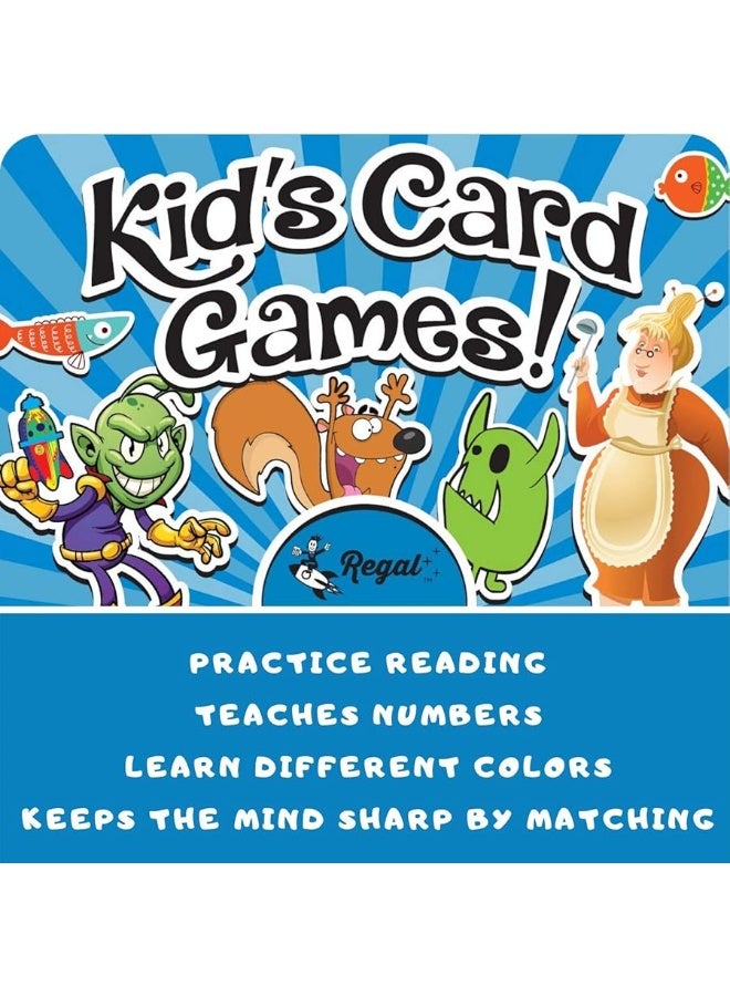 Regal Games War Card Game for Kids 4 5 6 7 8  Funny Travel Board Playing Game for Families 1 Pack - Image 2