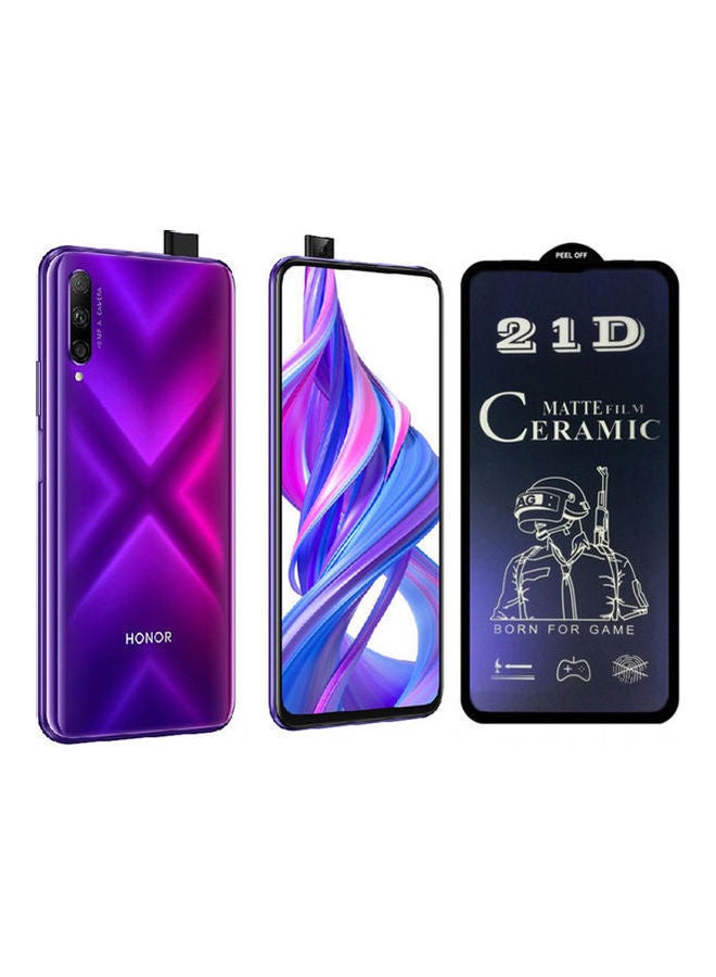 NIBEMINENT For Honor 9X Pro 21d ceramic matt nano cove ag soft antifingerprint screen protector Clear