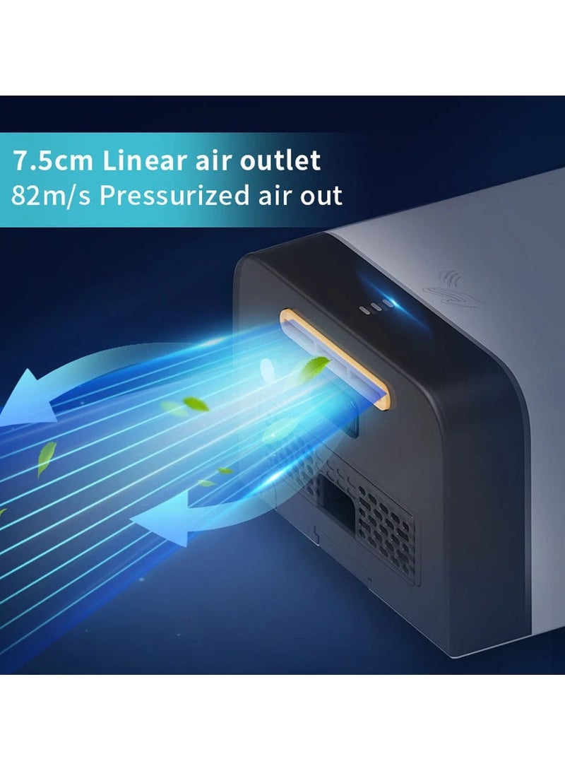 AIKE Automatic Wall Hand Dryers Portable Mini Hand Dryer Washroom Drying Hands 10-15s Quick Drying 900W 110V - Image 4