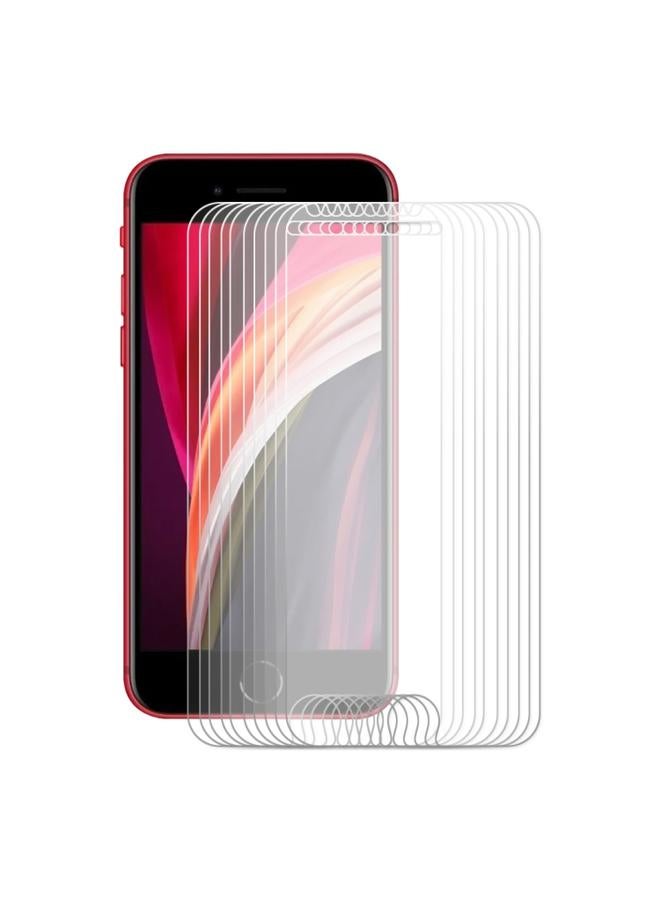 جرين تايجر آيفون SE 2022 2020 10 قطعة ENKAY غراء سميك بدون حافة بيضاء 0.26 مللي متر 9H 2.5D طبقة من الزجاج المقسى - Image 1