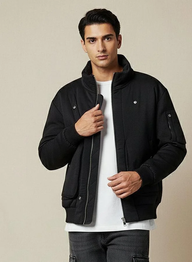 Splash FAV Men Relaxed Fit Zip Through Jacket