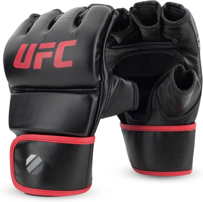 يو إف سي قفازات UFC للجنسين لفنون القتال المختلطة 6 أونصات، أسود، مقاس صغير/متوسط - Image 1