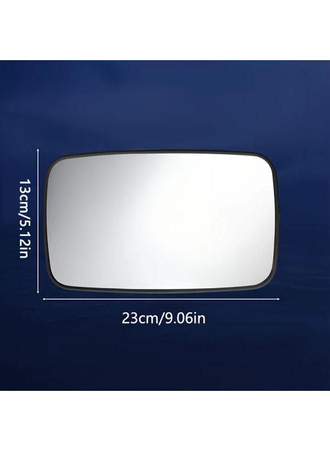 1pc Forklift Rearview Mirror 120x205mm Durable Rectangular Clear Plane Enhanced Visibility - Image 2
