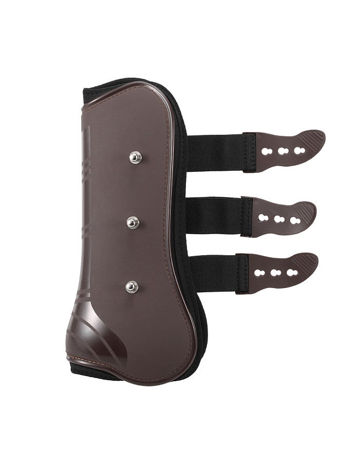 Generic 4 PCS Front Hind Leg Boots Adjustable Horse Leg Boots Equine Front Hind Leg Guard Equestrian Tendon Protection Horse Hock Brace - Image 2