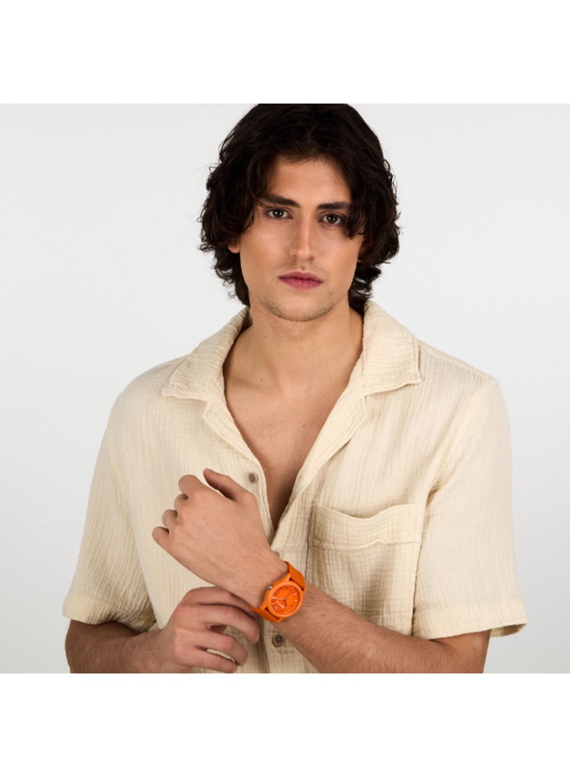 Sector Men's 41MM Orange Dial Orange Silicone Watch - R3251203005 - Image 4