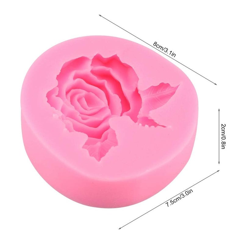 Fdit Rose Shape Silicone for Cake Fondant Chocolate Decorating Tool Baking Accessory - Image 3