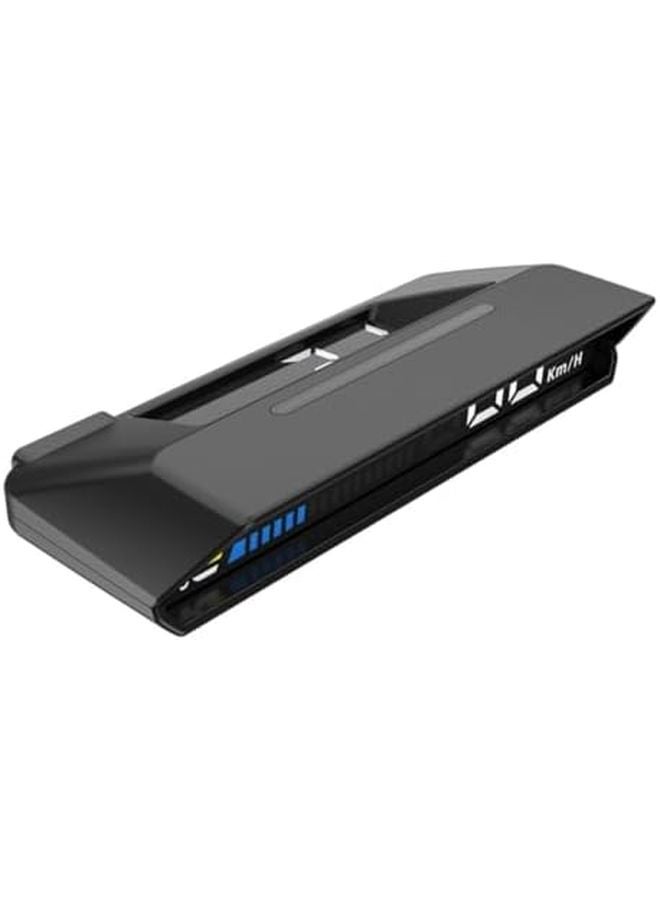 شاشة مزدوجة OBD2 عرض HUD للسيارة عداد السرعة عداد الدورات مراقب استهلاك الوقود - Image 1