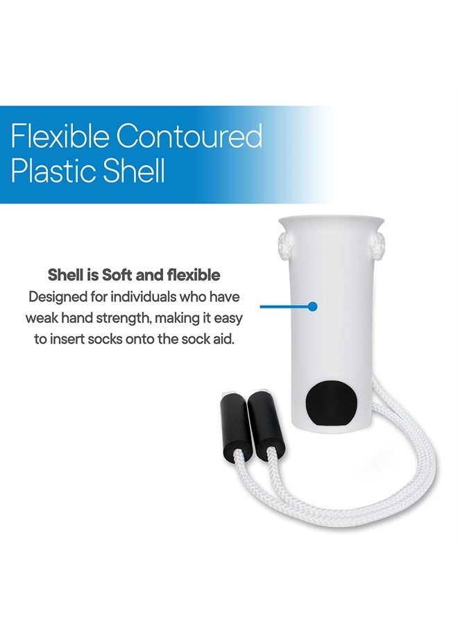 RMS Deluxe Sock Aid - Socks Helper with Foam Handles (for Regular Socks) - Image 4