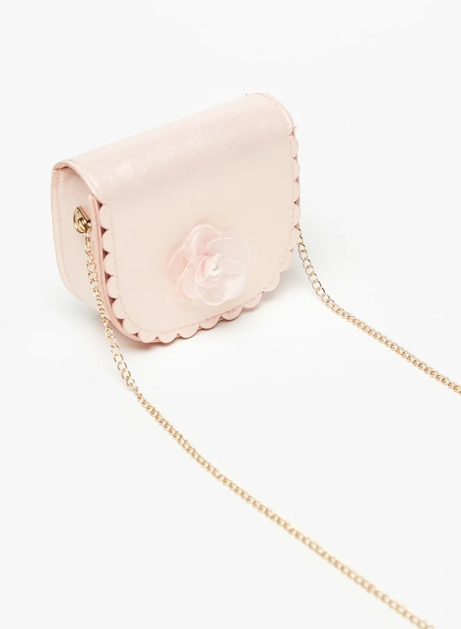 Flora Bella By Shoexpress Floral Embellished Crossbody Bag