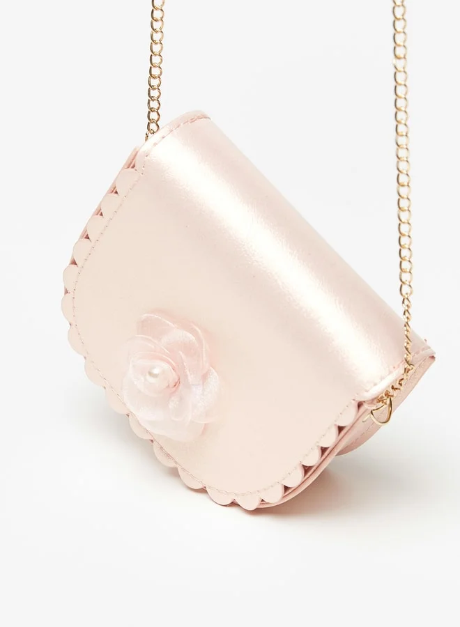 Flora Bella By Shoexpress Floral Embellished Crossbody Bag