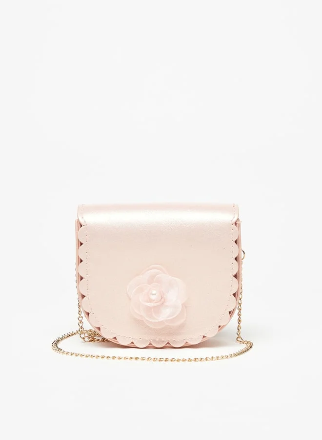 Flora Bella By Shoexpress Floral Embellished Crossbody Bag