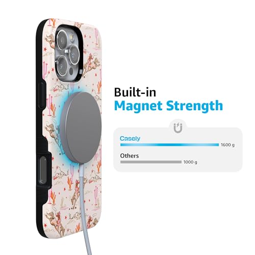 Casely iPhone 16 Pro Case | Cowgirl Canyon | FashionPass x Bold Protective Design | Compatible with MagSafe - Image 2