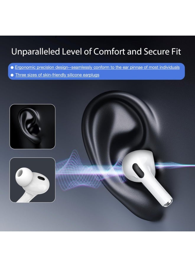 Zoom Plus Bluetooth Earbuds 5.4 Wireless LCD Touchable Screen Headphones Earphone Headset - Image 4