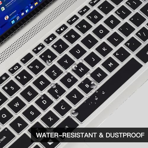 CaseBuy Keyboard Cover for HP Pavilion x360 14" /HP 14 Laptop 14-dq 14-fq 14-bf 14-cm/cf 14-df/dk/ds 14m-ba/cd 14m-dh 14-dq0040nr 14-dq0052dx/dq5009nr/dq0760dx/dq0762dx 14-fq1025nr/fq0033dx(Not Fit 14m-dw/dy) - Image 5