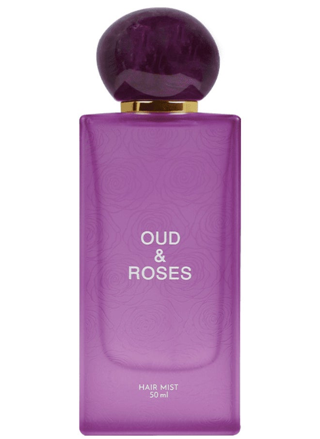 Ahmed Al Maghribi Oud & Roses Hair Mist 50ml  - Image 1