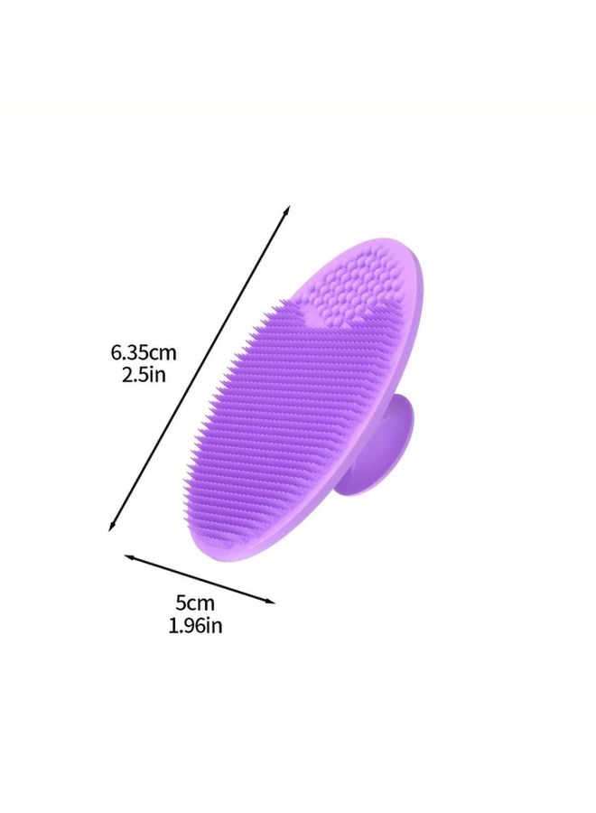 Pink Hair Washing Brush And Face Brush Set With Gentle Exfoliating Bristles - Image 5