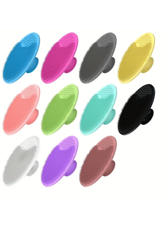 Pink Hair Washing Brush And Face Brush Set With Gentle Exfoliating Bristles - Image 1