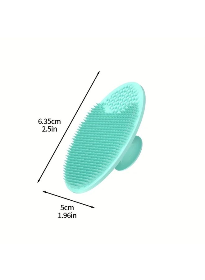 Pink Hair Washing Brush And Face Brush Set With Gentle Exfoliating Bristles - Image 3