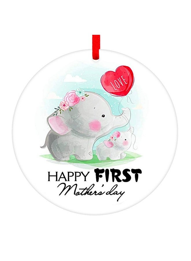 FaCraft First Time Mother Gifts For Mom3" First Mothers Day Ornament1St Mothers Day Keepsake Gift For Mommommysmother To Bebaby Shower - Image 1
