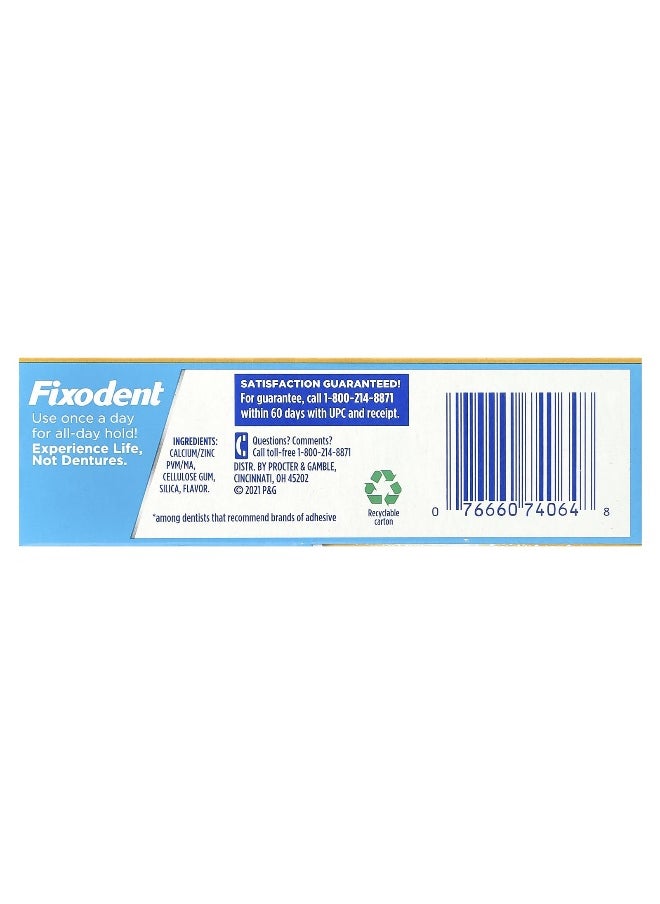 Fixodent Fixodent, Denture Adhesive Powder, Extra Hold, 2.7 oz (76 g)  - Image 3