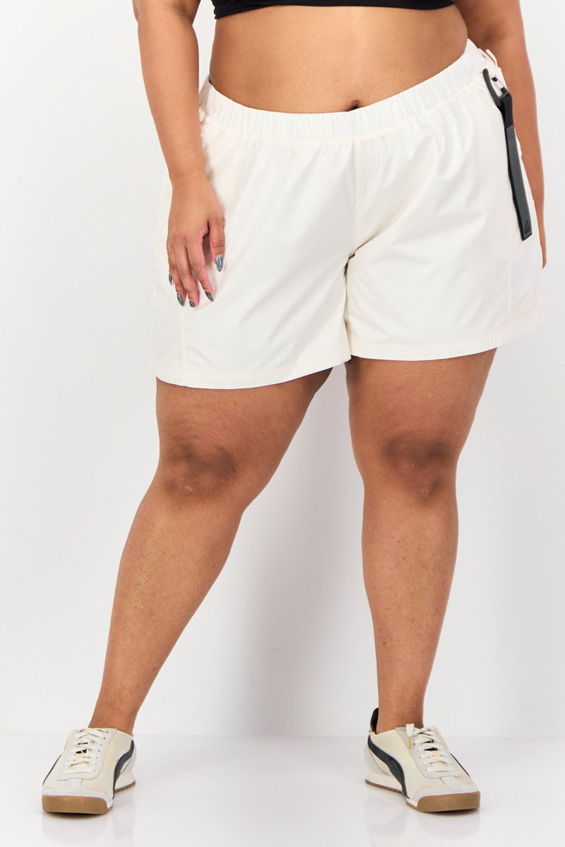 Adidas Adidas x Parley Women Plus Size Training Shorts, White  - Image 1