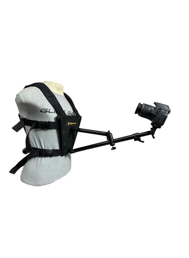 Glide Gear SNC 100 Snorricam Rig, 3rd-Person Chest Mount for DSLR or Smartphone, 3.3lb Payload, 3ft Articulating Arm, Lightweight Aluminum Harness - Image 5