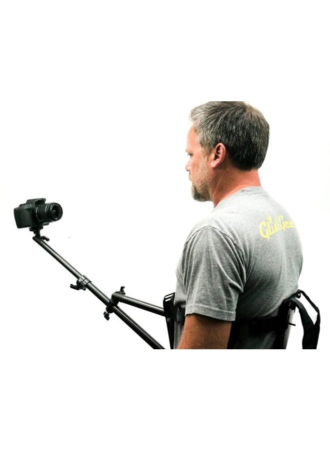 Glide Gear SNC 100 Snorricam Rig, 3rd-Person Chest Mount for DSLR or Smartphone, 3.3lb Payload, 3ft Articulating Arm, Lightweight Aluminum Harness - Image 2