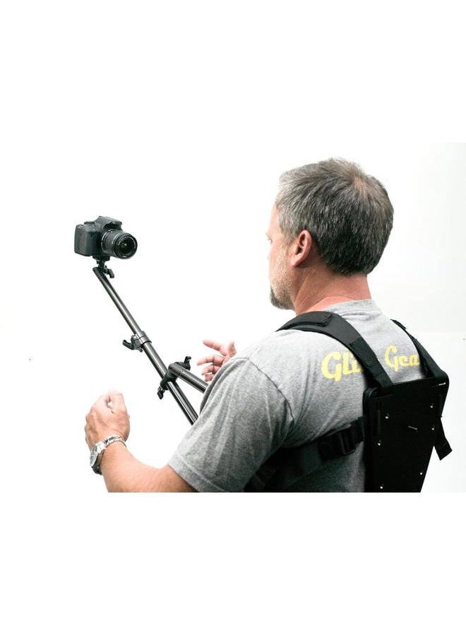 Glide Gear SNC 100 Snorricam Rig, 3rd-Person Chest Mount for DSLR or Smartphone, 3.3lb Payload, 3ft Articulating Arm, Lightweight Aluminum Harness - Image 3