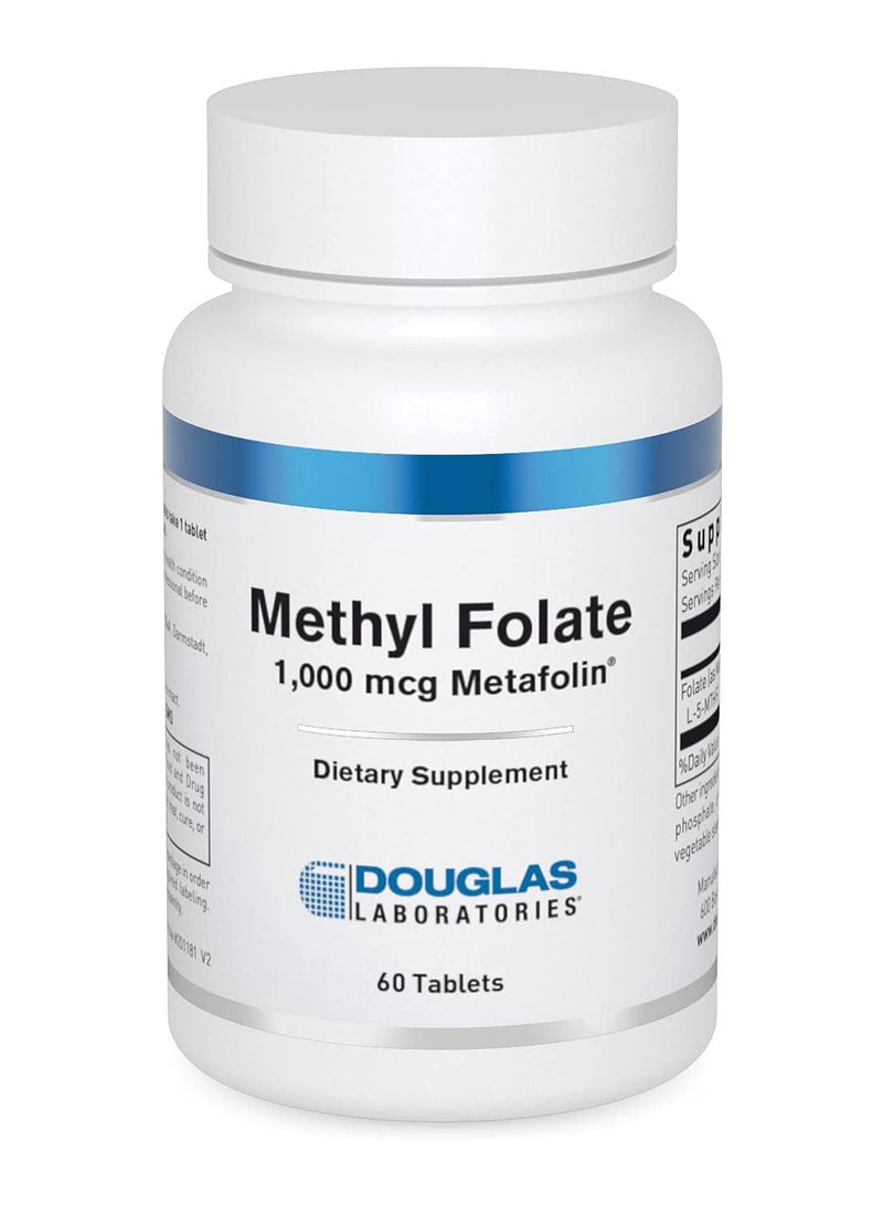 Douglas Labs Methyl Folate L5Mthf 1000 Mcg Metafolin Identical To The Naturally Occurring Form Of Folate To Support Overall Health 60 Tablets - Image 1