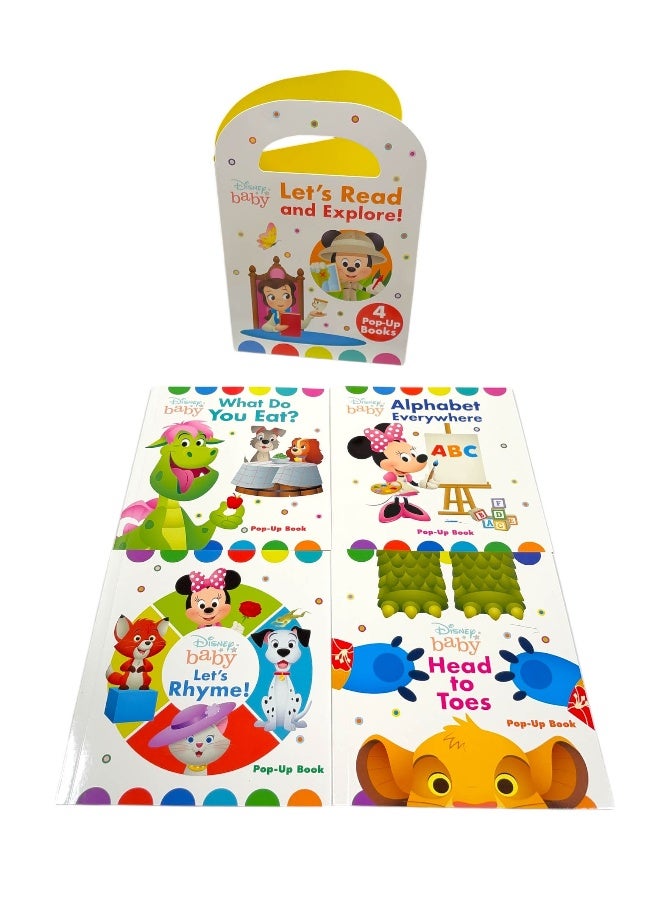 ديزني بيبي: دعونا نقرأ ونستكشف! (4 كتب منبثقة) - Image 4