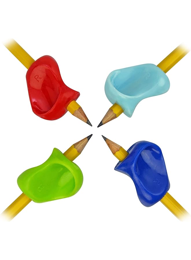 The Pencil Grip Pinch Grip Ergonomic Writing Aid Gloss Colored Pencil Grips 6 Count Tpg 12706  - Image 1