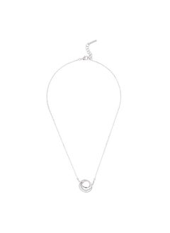 Karen Millen Crystal Ribbon Pendant Necklace  - Image 1