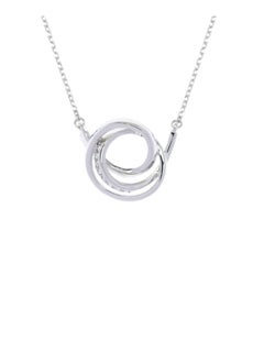 Karen Millen Crystal Ribbon Pendant Necklace  - Image 2