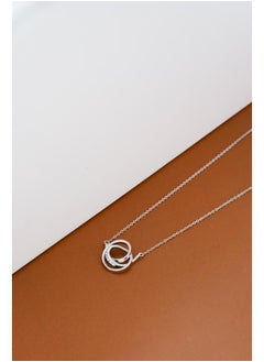 Karen Millen Crystal Ribbon Pendant Necklace  - Image 3