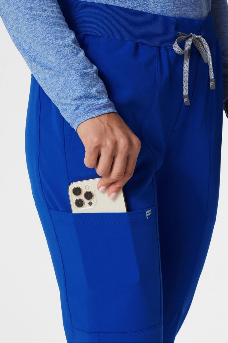 Fabletics Women's Performance Scrub Pant - MotionTech, 4-Way Stretch, Pocket-Packed, Lightweight, Semi-Slim Fit, 3X / Regular 28 in | 28, Royal Blue - Image 4