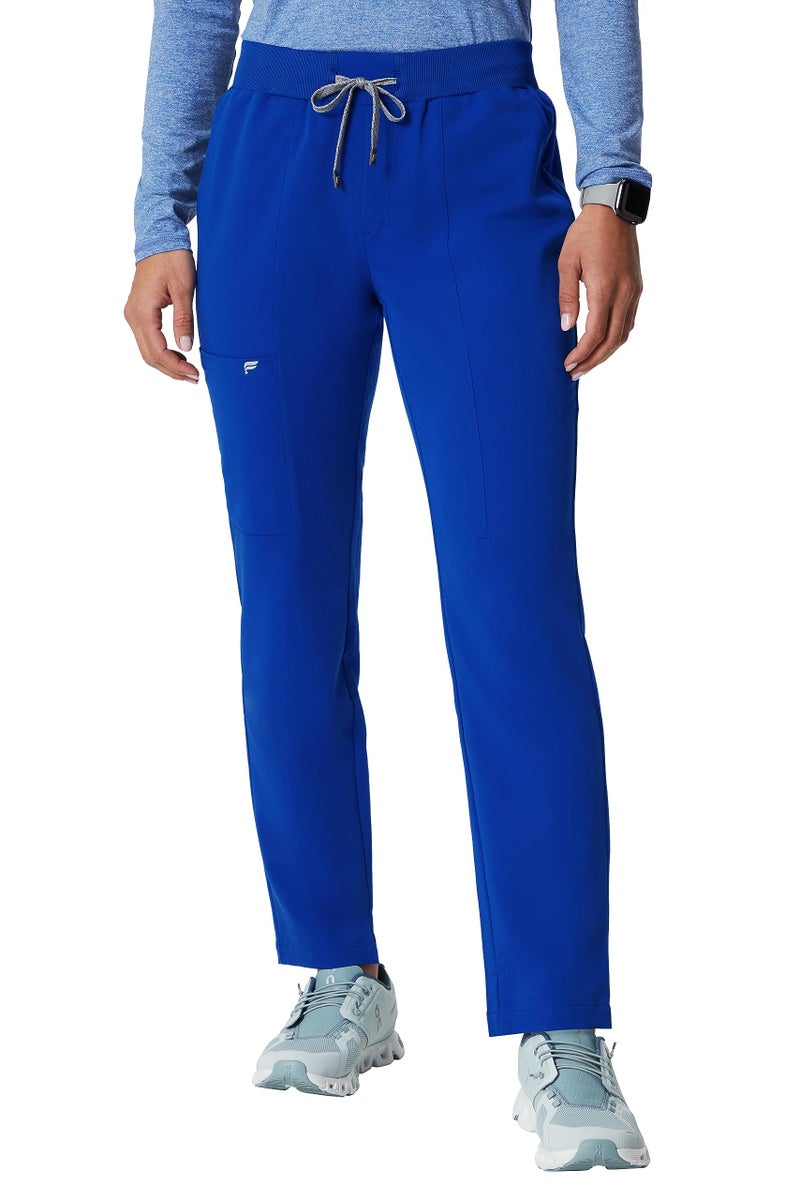 Fabletics Women's Performance Scrub Pant - MotionTech, 4-Way Stretch, Pocket-Packed, Lightweight, Semi-Slim Fit, 3X / Regular 28 in | 28, Royal Blue - Image 1