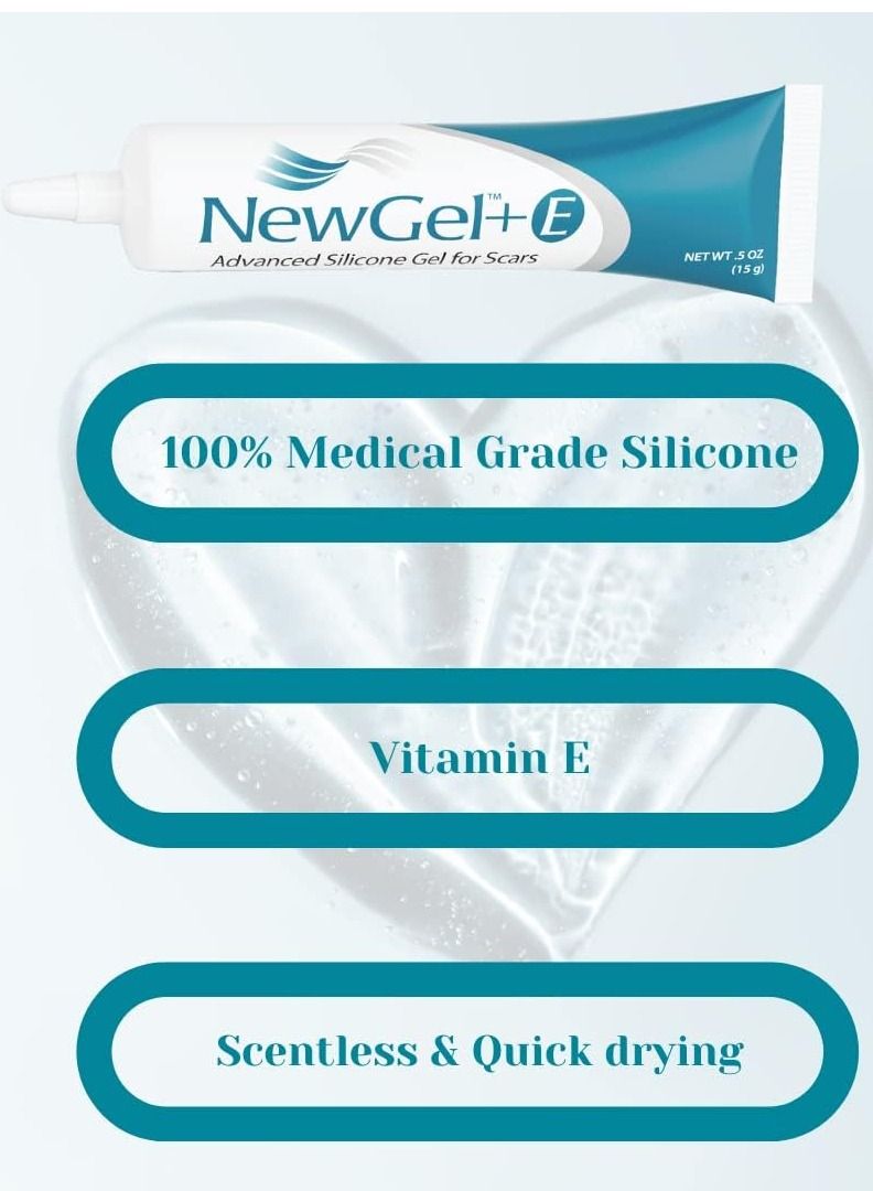 NewGel+ Advanced Medical Grade Silicone Gel+ Vitamin E For All Scar Types 15g - Image 4