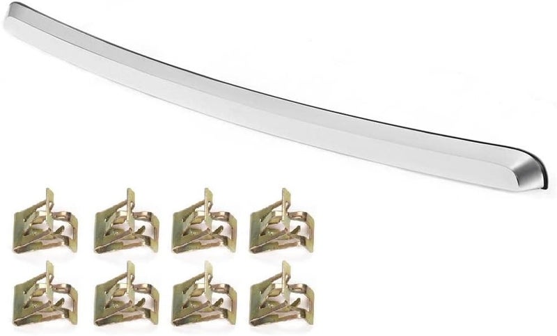 GPLUS Truck Hood Molding Trim Moulding Chrome Compatible Fit GMC Sierra 1500 2007-2013/2500 HD 3500 HD 2007-2010 Silver GM1235109 10385156 - Image 1