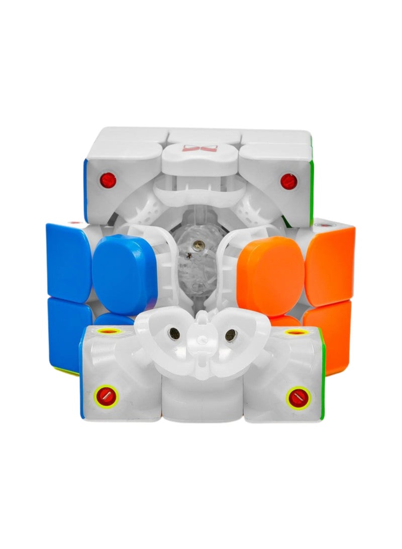 QiYi X-Man Tornado V4 Flagship 3x3 Magnetic Speed Cube â€“ Adjustable Professional Competition Cube - Image 4
