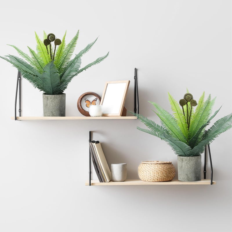 FAVOWREATH 2 Pack Small Fake Plants Potted Artificial Plants Indoor for Home Decor Office Room Farmhouse Indoor Table Bathroom Decor - Image 5