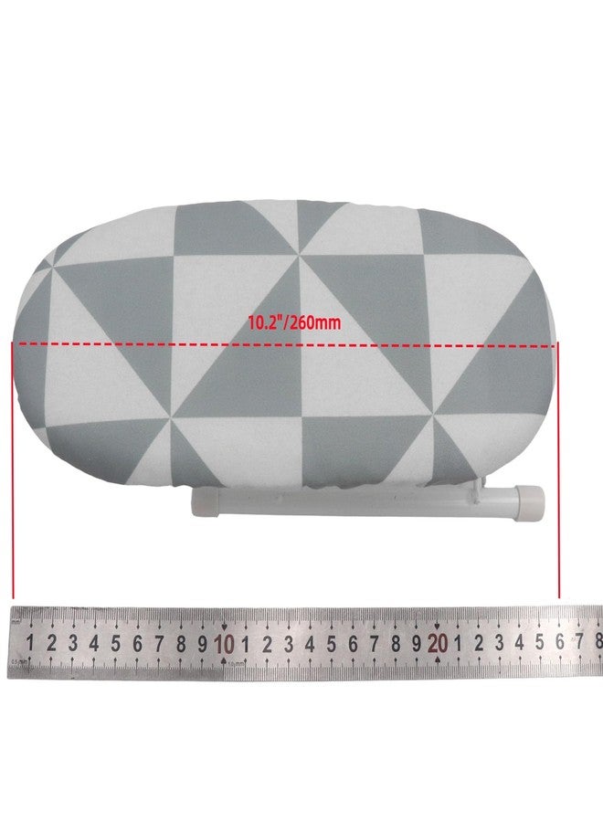 Oedema Mini Ironing Board 10.2" Portable Folding Ironing Board Cloth Cover for Collar Cuff Shoulder Corner (Style 3) - Image 3
