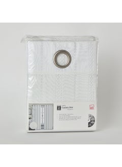 Home Box طقم ستائر شفاف سارة من قطعتين 240 × 140 سم  - Image 4