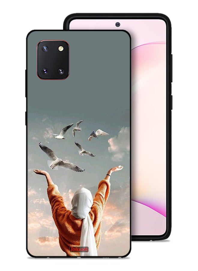 Tolwak Samsung Galaxy Note 10 Lite Protective Case Cover Birds Flying - Image 1